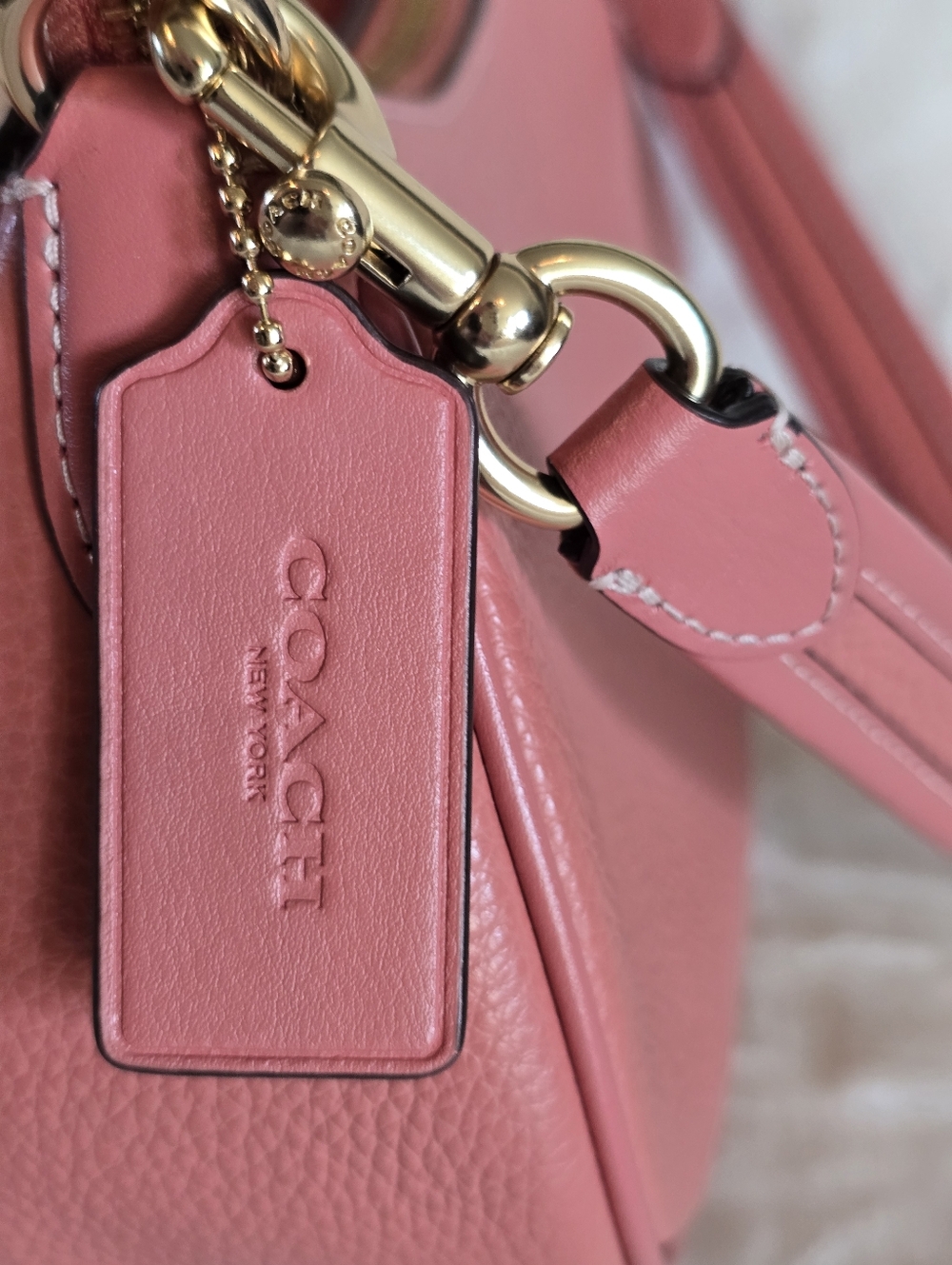 Coach Ashton Shoulder Bag In Burnt Coral - Picture 4 of 4